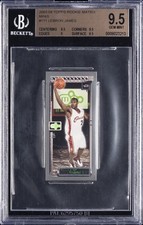 2003-04 TOPPS ROOKIE MATRIX MINIS #111 LEBRON JAMES BGS 9.5 picture