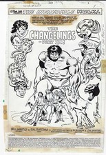 THE INCREDIBLE HULK # 253 PAGE 1 SPLASH 1980 MARVEL SAL BUSCEMA STRIKING picture