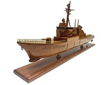 USS John Paul Jones DDG-53 Arleigh Burke Class Destroyer Ship Wood Wooden Model picture
