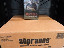THE SOPRANOS TRADING CARDS SEASON 1 SEALED CASE OF 12 BOXES VERY RARE picture
