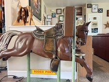 Paul W. Hawkins Rodeo Pony Kiddie Ride Machine Dated May 16, 1941 picture