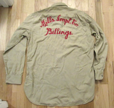 Minneapolis Moline Modern Machinery shirt vintage Chain Stich Lee 1950s Tractor picture