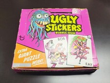1973 Topps Ugly Stickers Display Wax Box 33/48 High Quality Packs Vivid Imagery picture