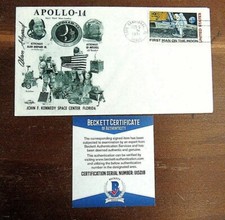 Apollo 14 Astronaut Alan Shepard Signed Postal Cover, First American In Space picture