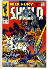 NICK FURY Agent Of S.H.I.E.L.D. #2 VG/FN 1968 Steranko MARVEL *ShipFree w/$35 Co picture