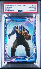 2023 KAKAWOW COSMOS DISNEY100 ALL-STAR SILVER #321 THANOS PSA 10 picture