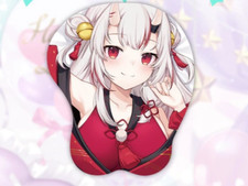 Hololive Nakiri Ayame mouse pad 2021 H260 x W220mm Japanese genuine New Ikomochi picture