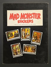 1964 Topps Mad Monsters Stickers: 5 Prototype Cards on Art Board - One of a kind picture