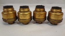 antique sockets 4piece circa1890's GECO  C-7 Candelabra  base  used by Tiffany picture