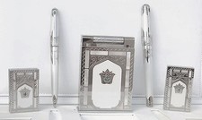 ST DUPONT TAJ MAHAL 5pcs.SET: 3 LIGHTERS, FP+RB EXTREMELY RARE - ONLY 25 MADE picture