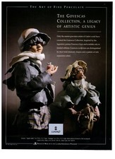 1992 Lladro Goyescas Fine Art Collection Color Photo Vintage Print Advertisement picture