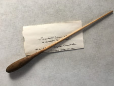 Original Bayreuth Festival conductor's staff Hermann Levi Parsifal Wagner rare picture