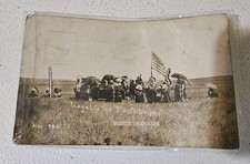 Incredible RPPC Sioux Indians C 1909 South Dakota Loyal To The Stars & Stripes picture