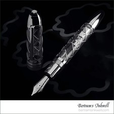 Montblanc Meisterstück Platinum Plated Skeleton 149 Fountain Pen 33349, 2001 picture