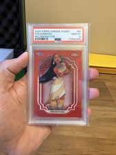 2024 Topps Chrome Disney RED /5 PSA 10 Gem Mint Pocahontas picture