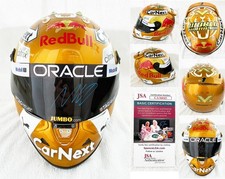Max Verstappen Signed Helmet 1:1 Full Size 2022 World Champion Red Bull F1 JS... picture