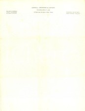 1915 ca NEW YORK Counselors at Law CORNELL, LOCKWOOD & JEFFERY *Header picture