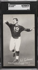 1948-49 EXHIBITS AUTHENTIC - MINIMUM SIZE NOT MET SID LUCKMAN SGC A picture