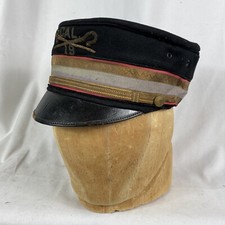 C1898 Span Am Era Patriarchs Militants Odd Fellows Bell Crown Cap California picture
