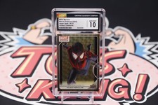2023 UD Marvel Platinum Miles Morales 1/1 Golden Treasures #112 CGC10 POP1 picture