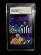 Leaf Exclusive Legends Purple Disco ELE-89 Pele/Messi 2/15 GAS 10 picture