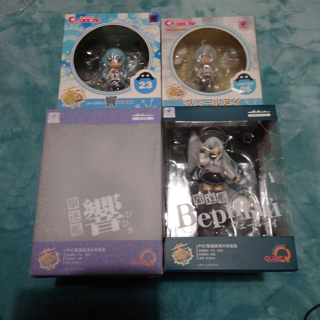 KanColle Hibiki & Veil Nui's Q's Q/Nendoroid set (unopened) KanColle Hibiki & Veil Nui's Q's Q/Nendoroid set (unopened)