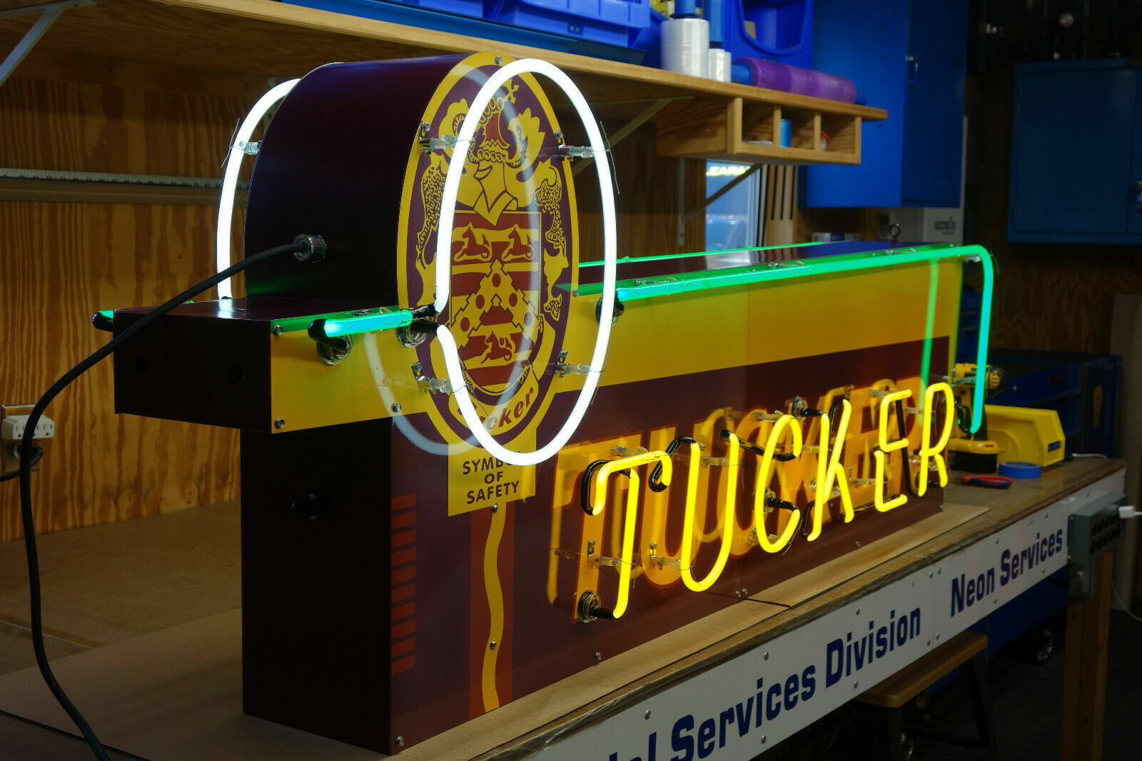 1948 Tucker® Automobile Tucker® Horizontal Armature CUSTOM Steel Enamel NEON