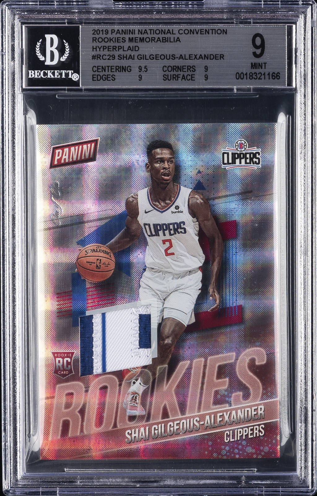 2019 PANINI NATIONAL CONVENTION #RC29 SHAI GILGEOUS-ALEXANDER BGS 9 2019 PANINI NATIONAL CONVENTION #RC29 SHAI GILGEOUS-ALEXANDER BGS 9