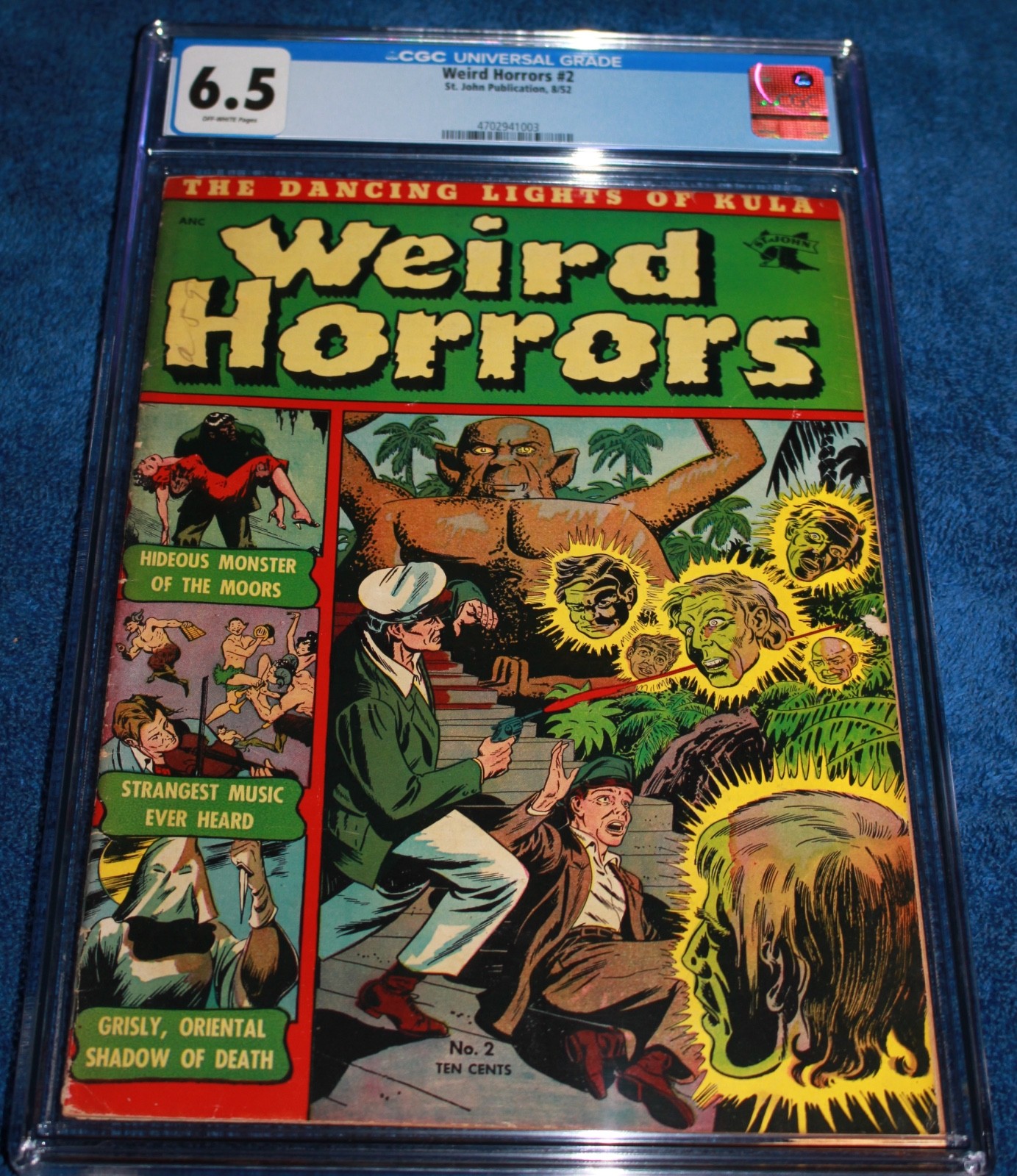 WEIRD HORRORS #2 CGC 6.5 FLOATING HEADS CLASSIC PRE-CODE HORROR WEIRD HORRORS #2 CGC 6.5 FLOATING HEADS CLASSIC PRE-CODE HORROR