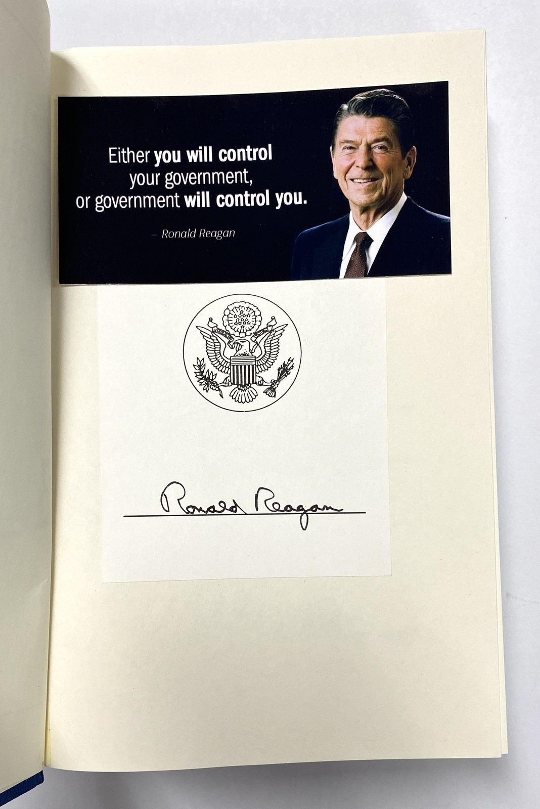 Ronald Reagan Signed Speaking My Mind Book - PSA Gem Mint 10 Ronald Reagan Signed Speaking My Mind Book - PSA Gem Mint 10