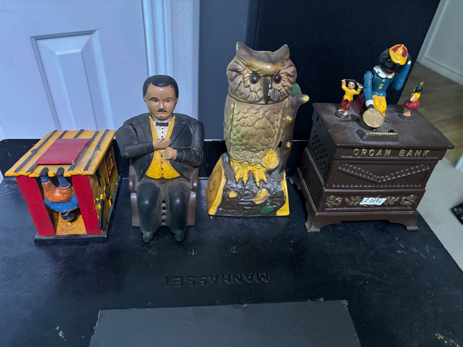 Cast Iron Mechanical Coin Bank from Cast Iron Mechanical Coin Bank from