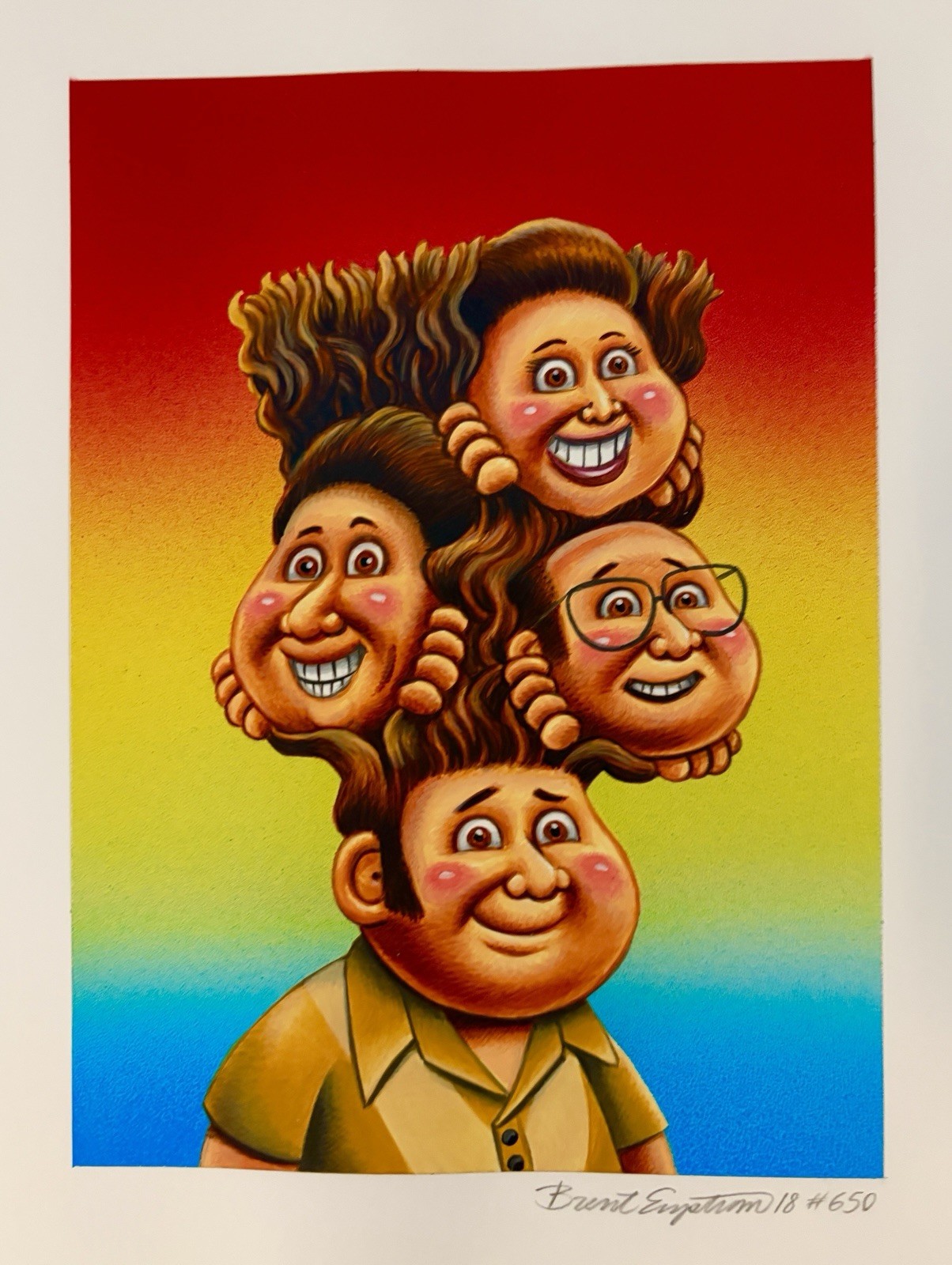 Rare 1/1 Seinfeld FINAL CARD ART Painting Garbage Pail Kids We Hate The 90s 2ab Rare 1/1 Seinfeld FINAL CARD ART Painting Garbage Pail Kids We Hate The 90s 2ab