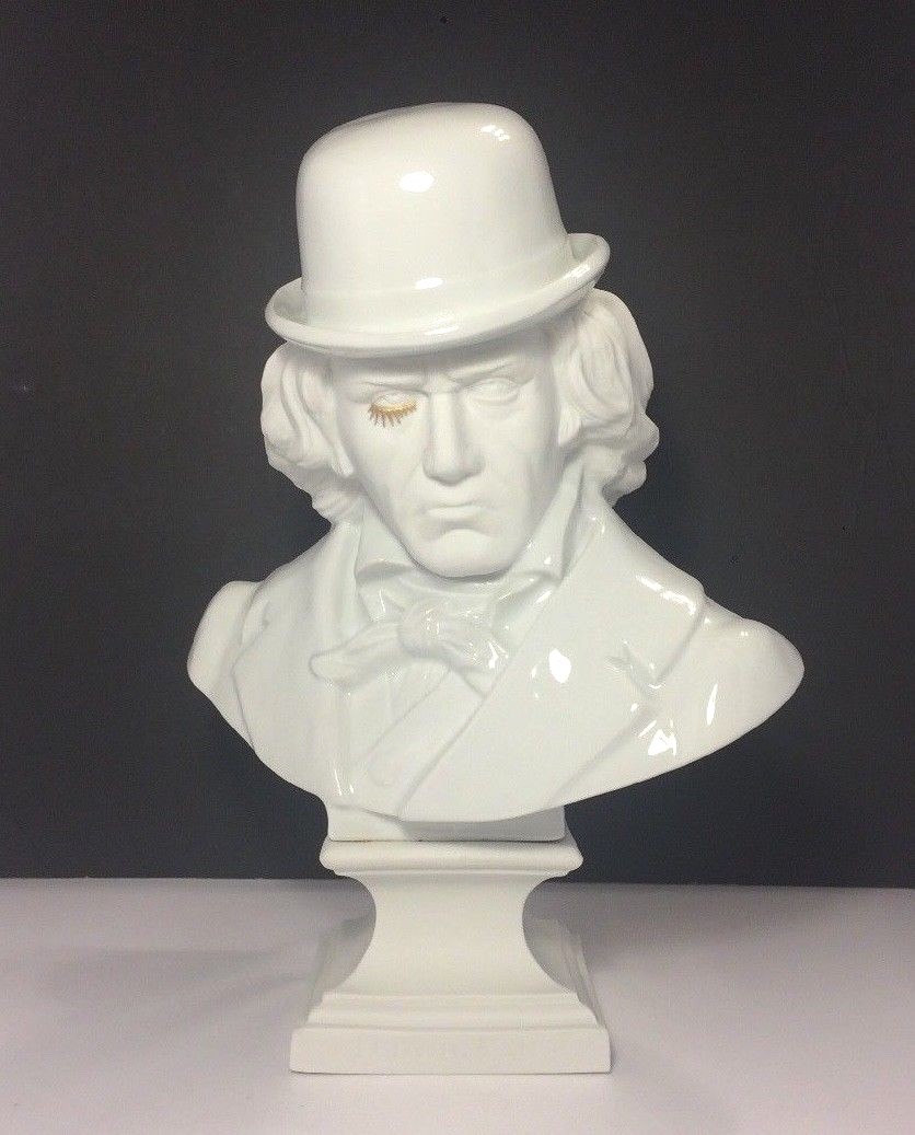Frank Kozik A Clockwork Orange Ludwig Van K.Olin Tribu Porcelain Bust LE 15 12 Frank Kozik A Clockwork Orange Ludwig Van K.Olin Tribu Porcelain Bust LE 15 12