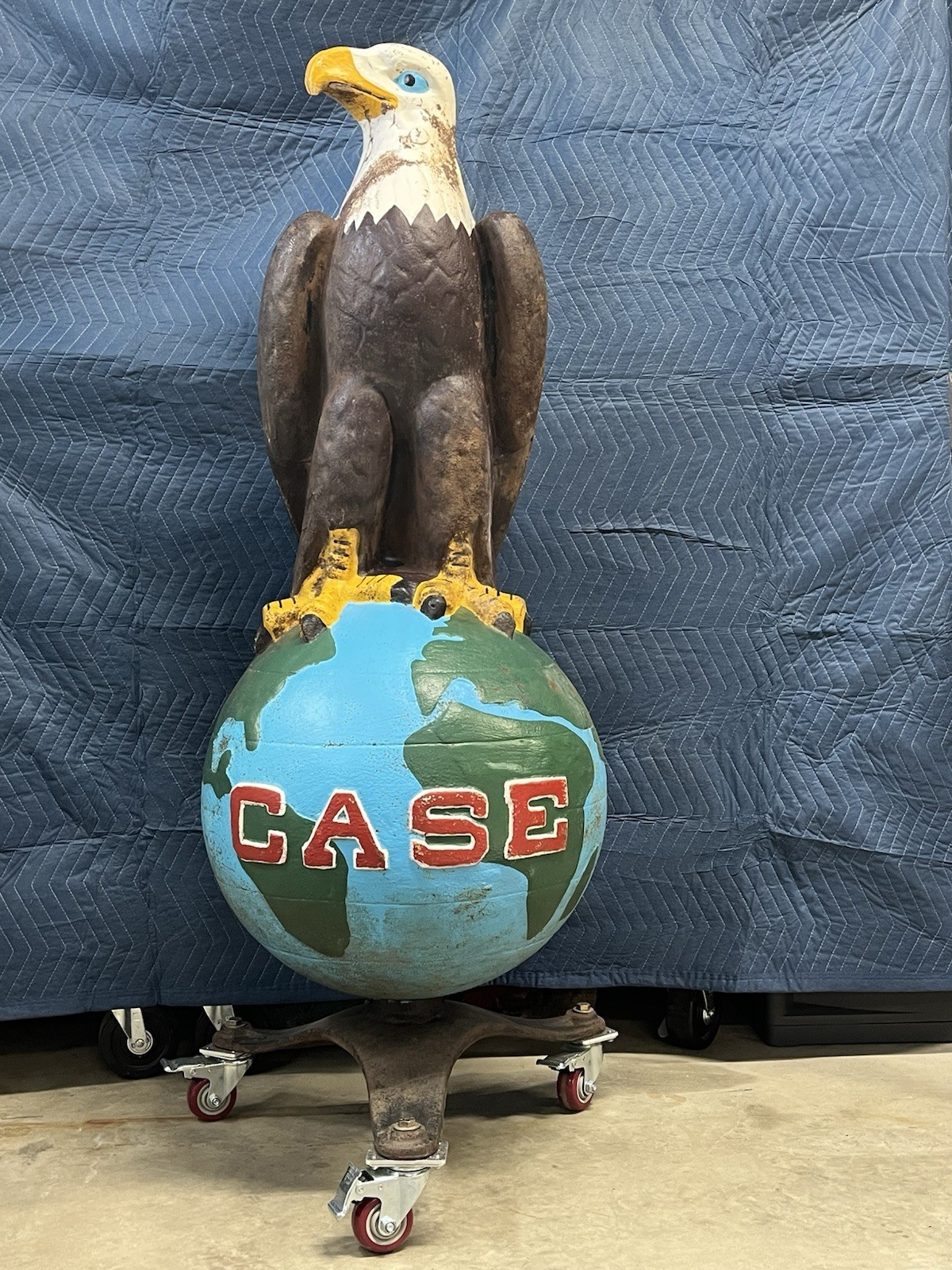 Original Case J. I. Case Cast Iron Eagle