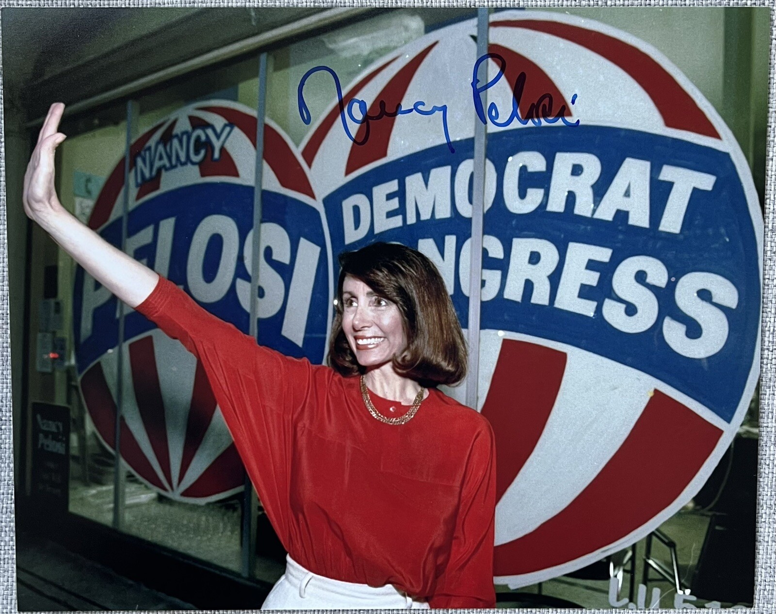 Nancy Pelosi Signed In Person 8x10 Photo - Authentic, Speaker of the House Nancy Pelosi Signed In Person 8x10 Photo - Authentic, Speaker of the House