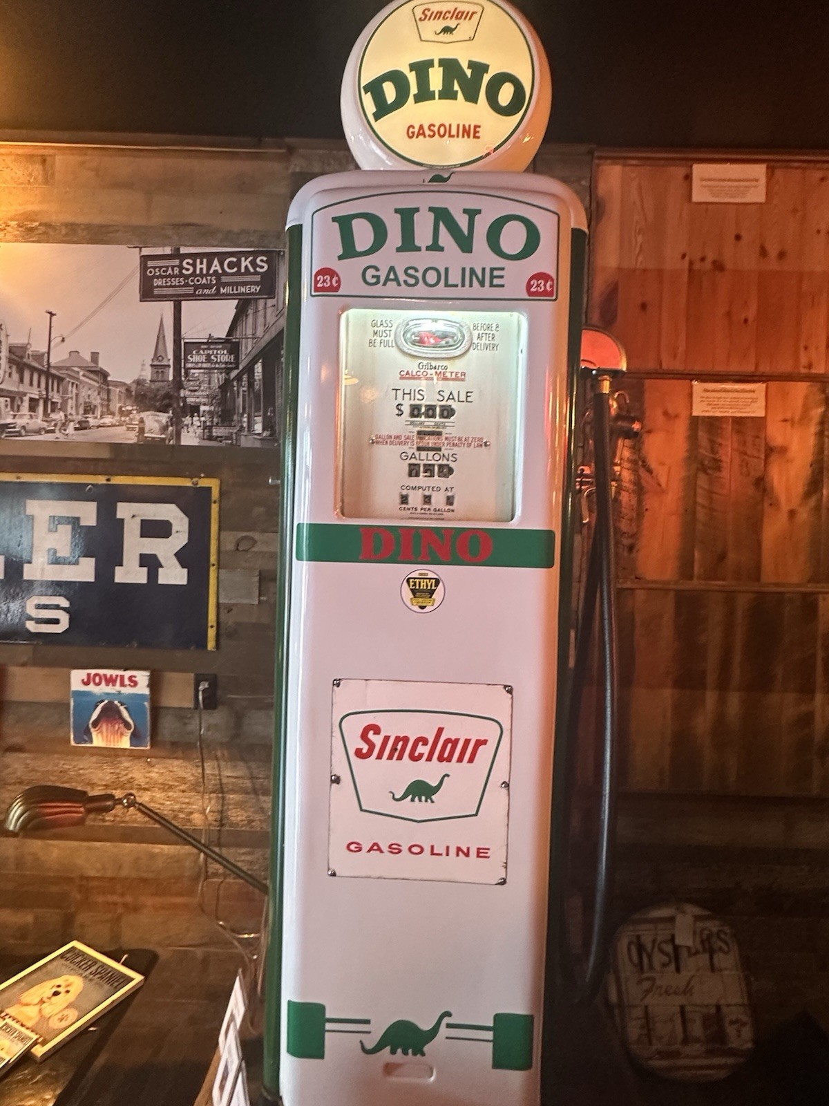 SINCLAIR 1938 Gilbarco 90 Series Restored Gas pump SINCLAIR 1938 Gilbarco 90 Series Restored Gas pump