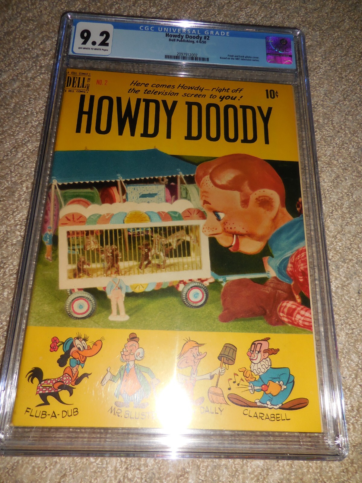 1950 Dell Howdy Doody #2 CGC 9.2 NM- Early TV Comic 1950 Dell Howdy Doody #2 CGC 9.2 NM- Early TV Comic