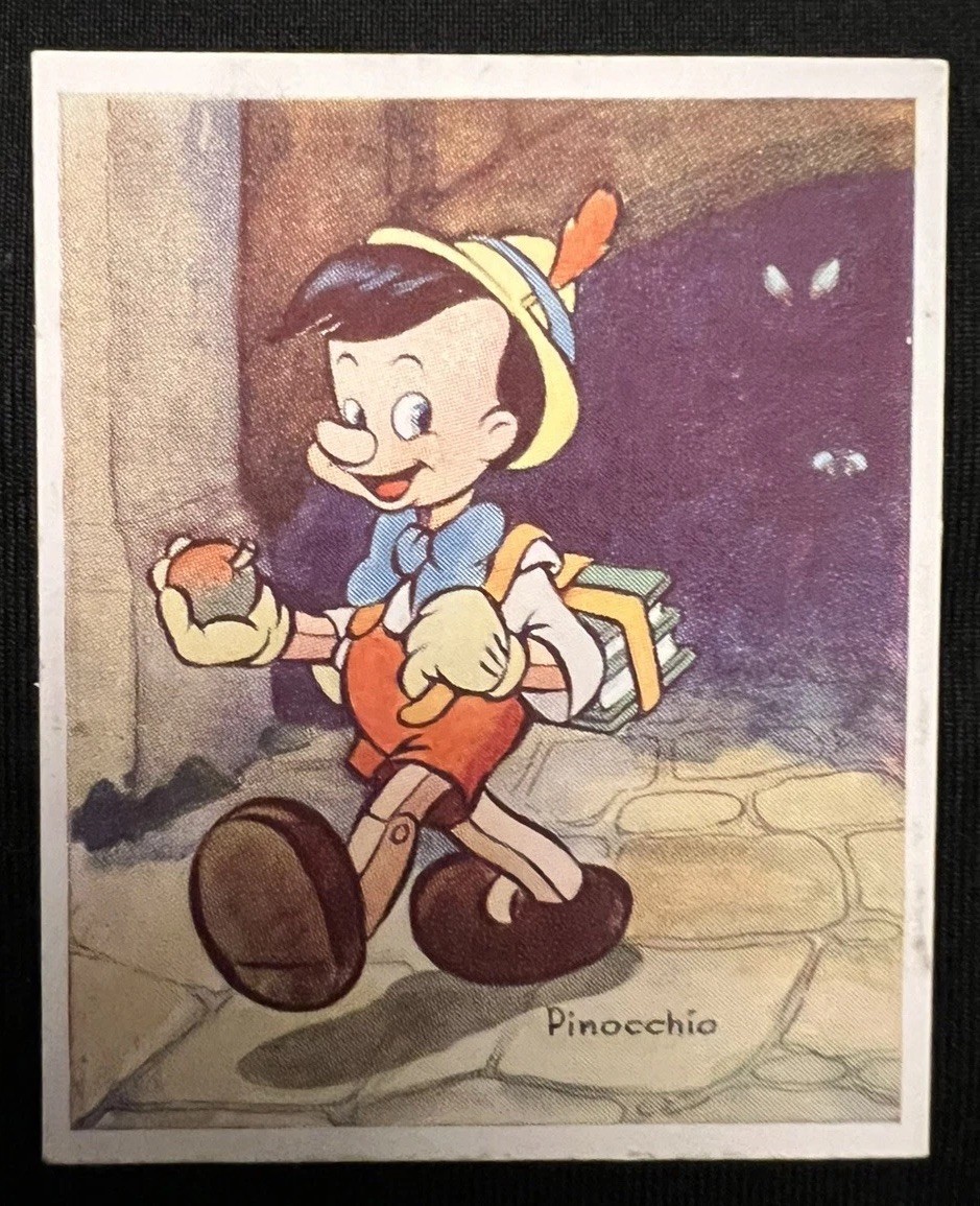 1939 BARRATT PINOCCHIO *ROOKIE* CARD FAIRY TALES WALT DISNEY POP 0 1939 BARRATT PINOCCHIO *ROOKIE* CARD FAIRY TALES WALT DISNEY POP 0