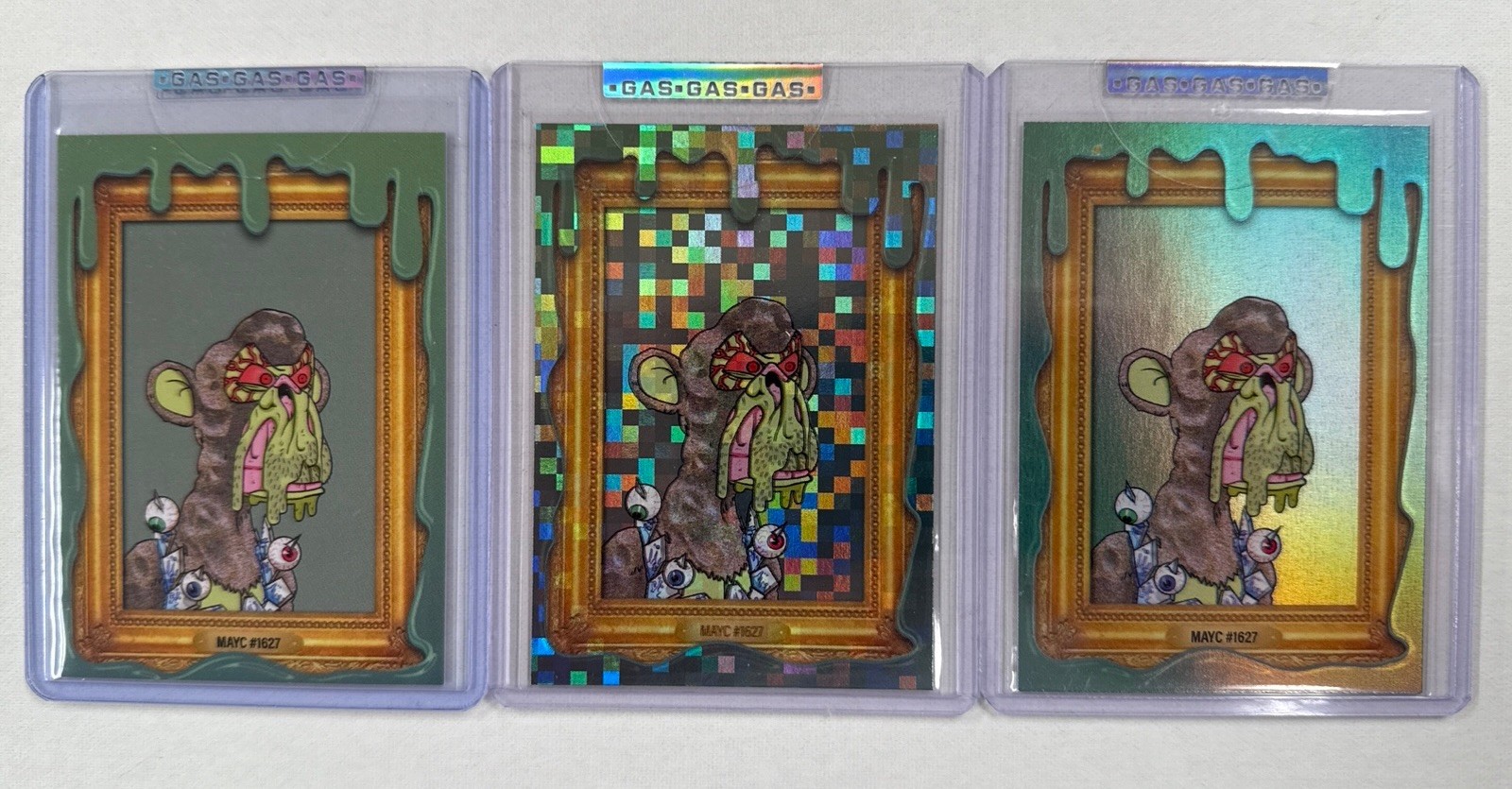 Gas Trading Cards g.a.s. #8 BAYC #3609 Base Gold Foil shattered Record Foil Gas Trading Cards g.a.s. #8 BAYC #3609 Base Gold Foil shattered Record Foil