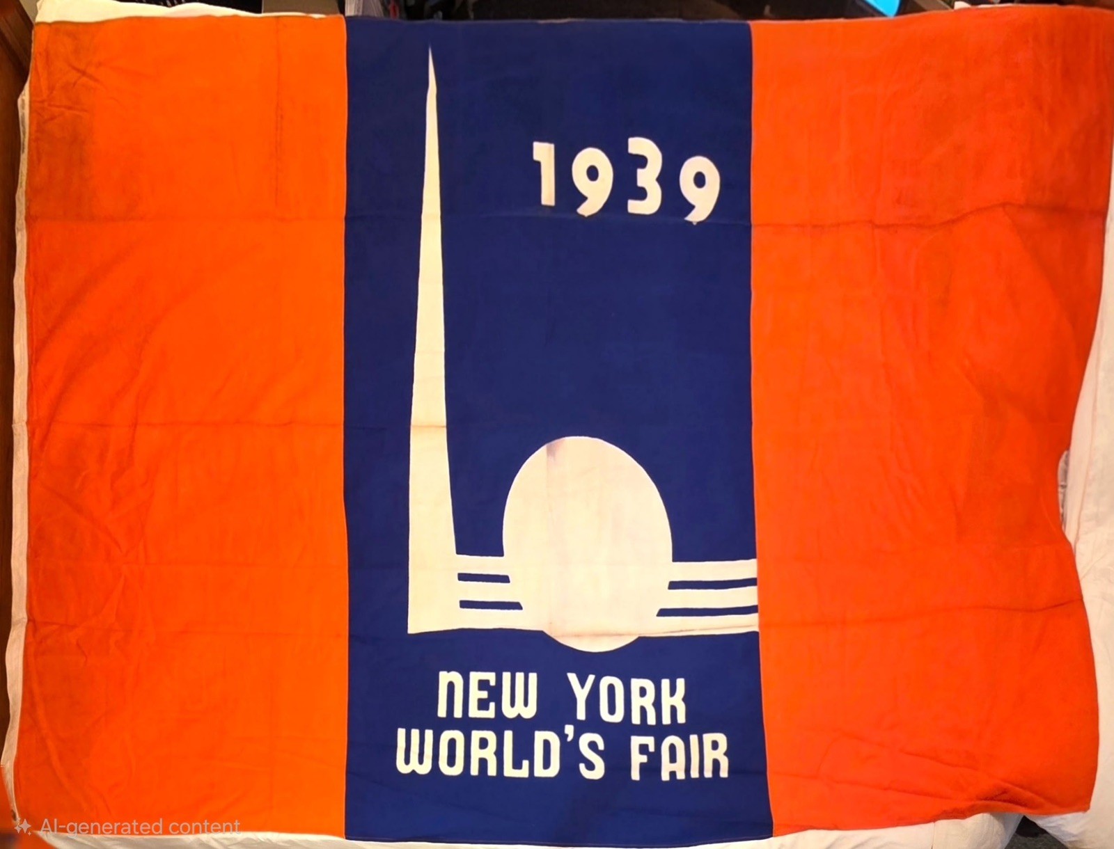 1939 New York World’s Fair Flag - ORIGINAL -Made By Annin Flag Co. 1939 New York World’s Fair Flag - ORIGINAL -Made By Annin Flag Co.