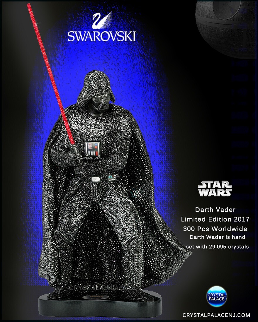 Swarovski 2017 Darth Vader Myriad LE #176 of 300 Retired & NMIB #5239479 Swarovski 2017 Darth Vader Myriad LE #176 of 300 Retired & NMIB #5239479
