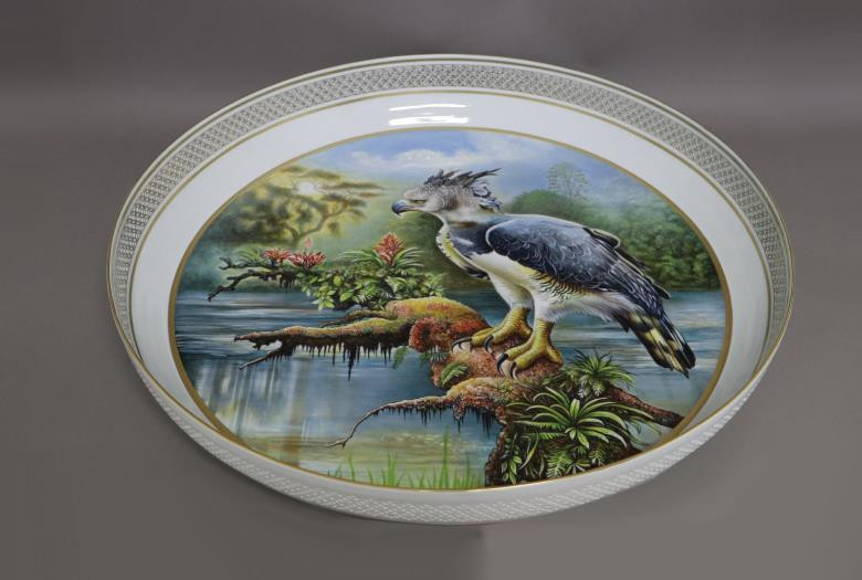 Herend Ornamental Plate with Openwork – HARPY  Pattern 07496000HARPY Limited
