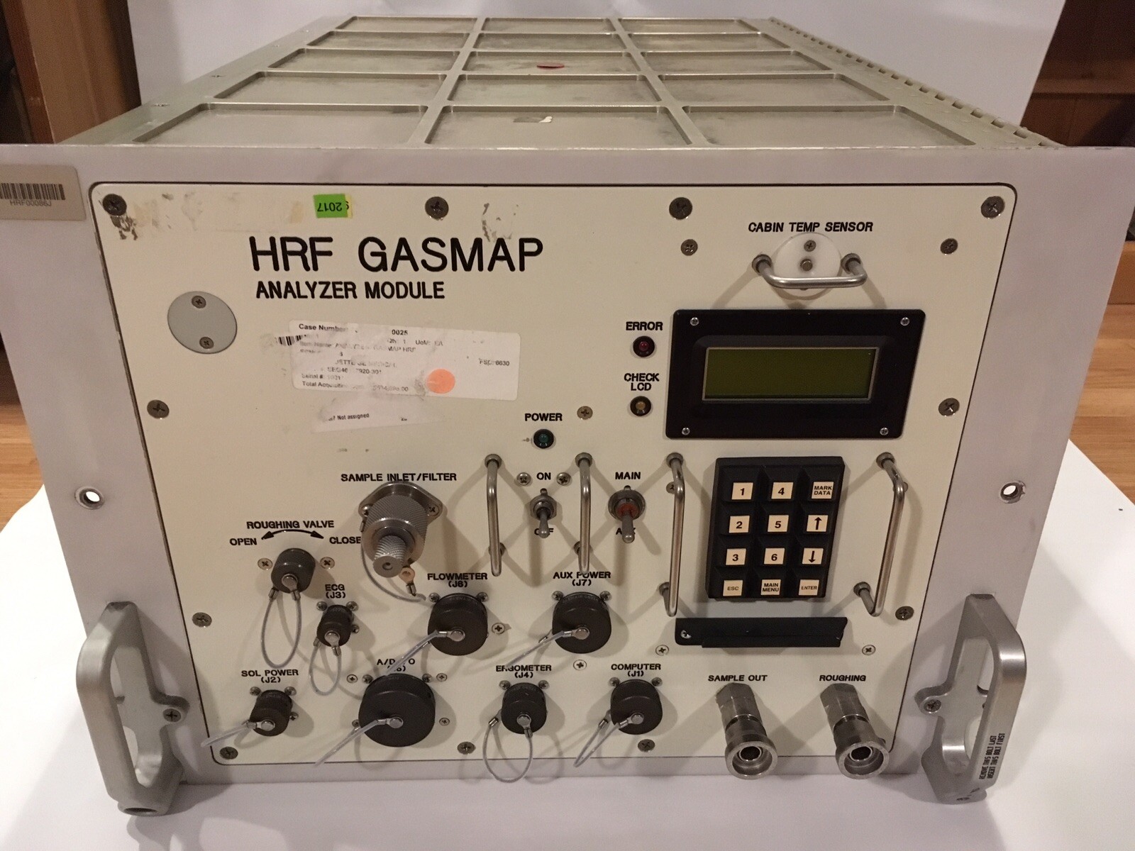 NASA Space Flown HRF GASMAP Human Research Facility Shuttle Mission