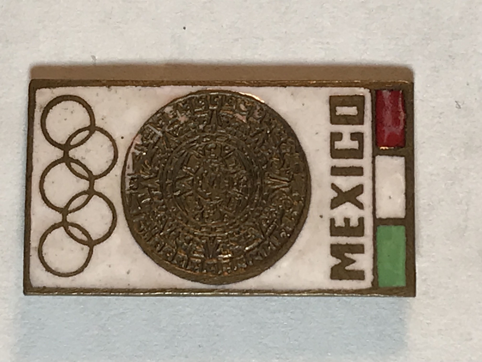 PIN OLYMPIC NOC MEXICO EXTRA RARE OLD PIN OLYMPIC NOC MEXICO EXTRA RARE OLD