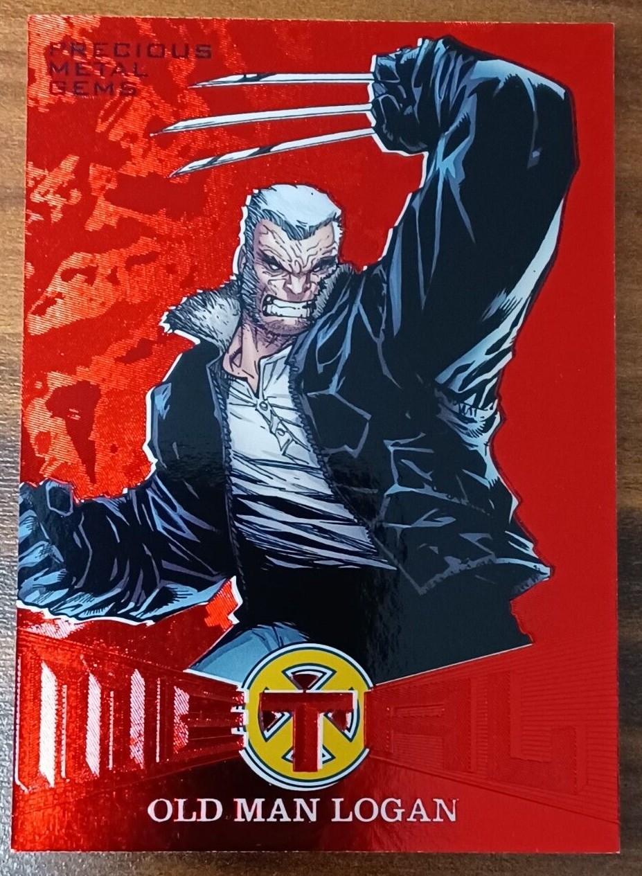 2018 Fleer Ultra X-Men Precious Metal Gems PMG Red Achievement #0 OLD MAN LOGAN 2018 Fleer Ultra X-Men Precious Metal Gems PMG Red Achievement #0 OLD MAN LOGAN
