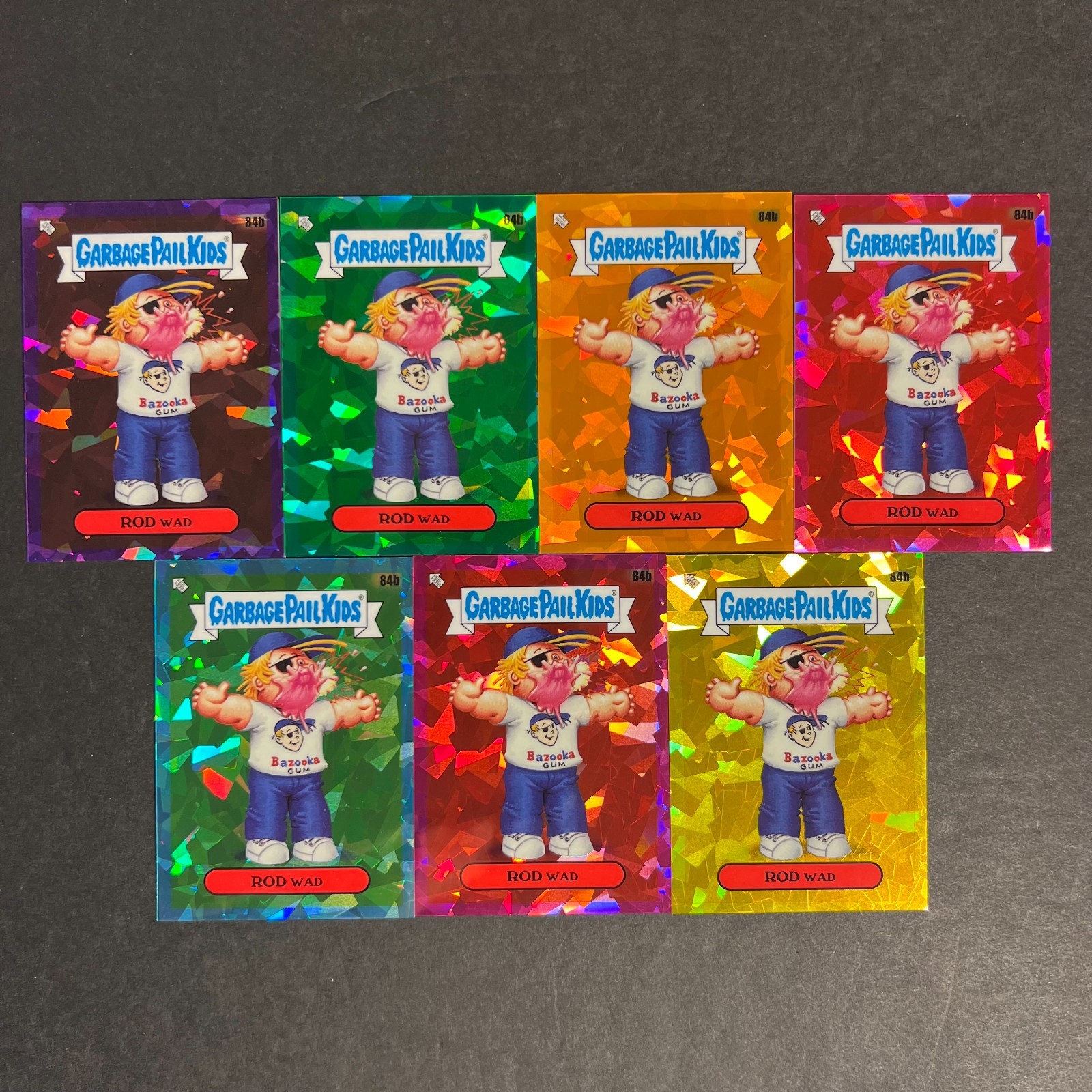 GARBAGE PAIL KIDS ROD WAD SAPPHIRE 2 RAINBOW PARALLEL CARDS #84B 1/1 GARBAGE PAIL KIDS ROD WAD SAPPHIRE 2 RAINBOW PARALLEL CARDS #84B 1/1