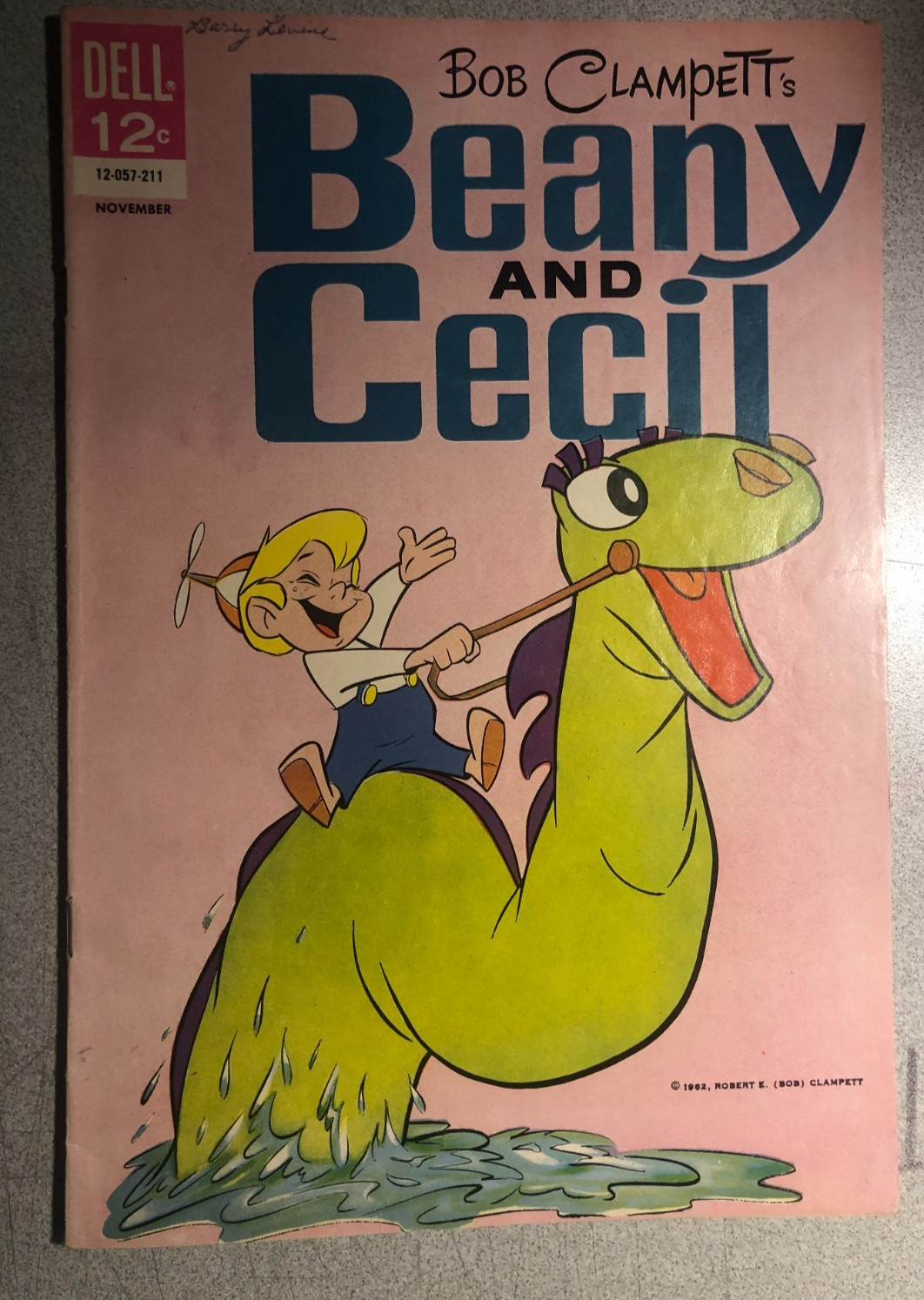 BOB CLAMPETT'S BEANY & CECIL #2 (1962) Dell Comics FINE