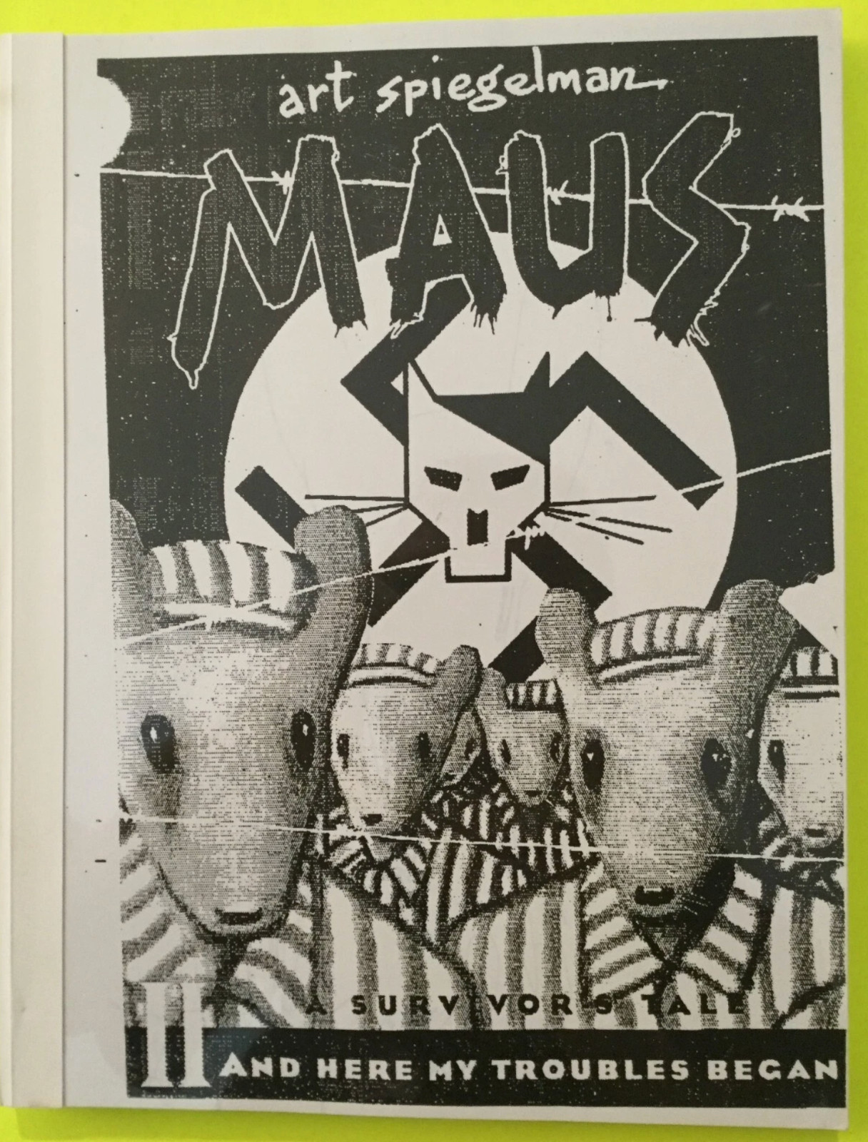 RARE Art Spiegelman Maus II Galley Proof Signed w/Drawing & 12 Pages of Sketches RARE Art Spiegelman Maus II Galley Proof Signed w/Drawing & 12 Pages of Sketches