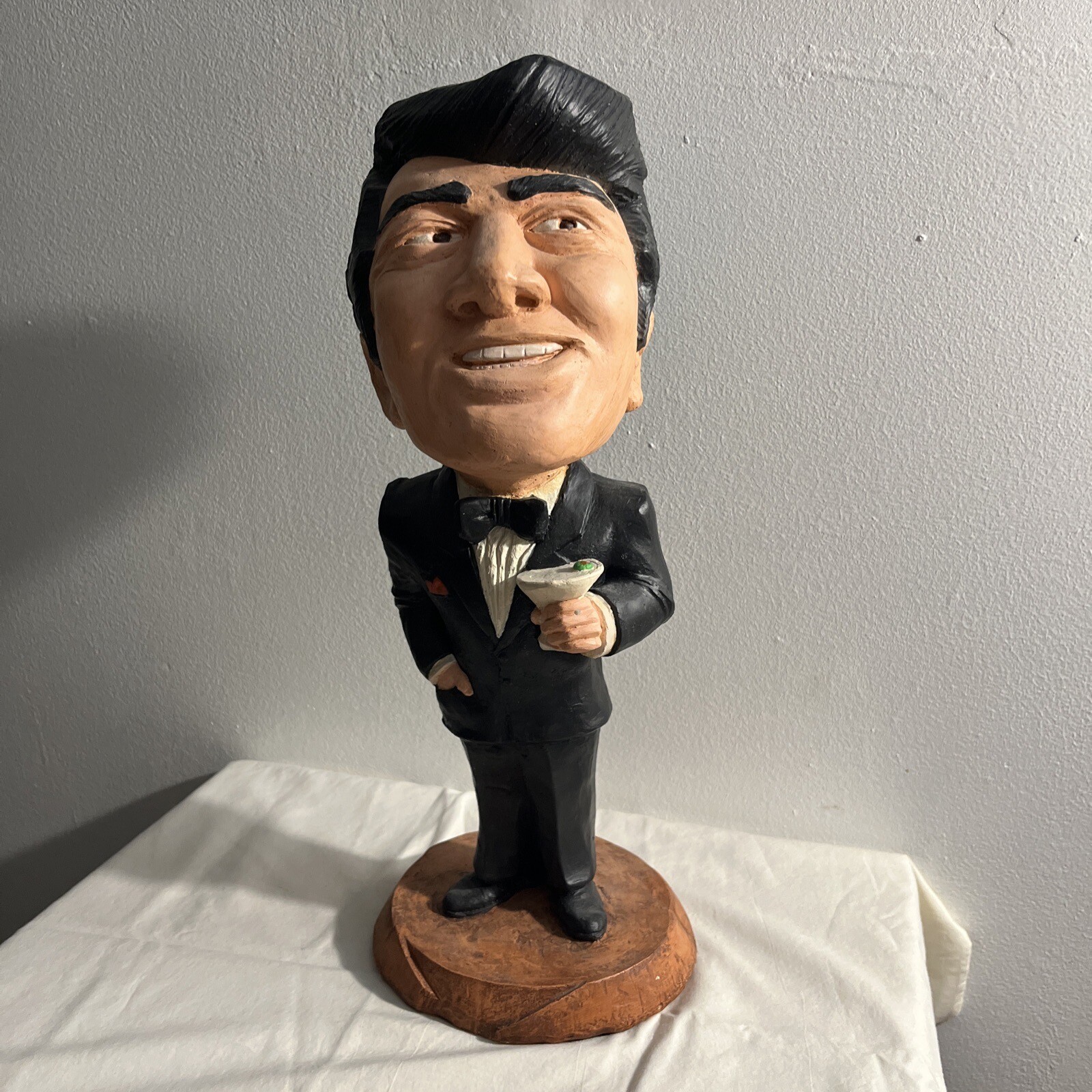 Dean Martin Enesco Like Statue. Very Rare R. Marko Signed Sinatra Rat Pack Dean Martin Enesco Like Statue. Very Rare R. Marko Signed Sinatra Rat Pack