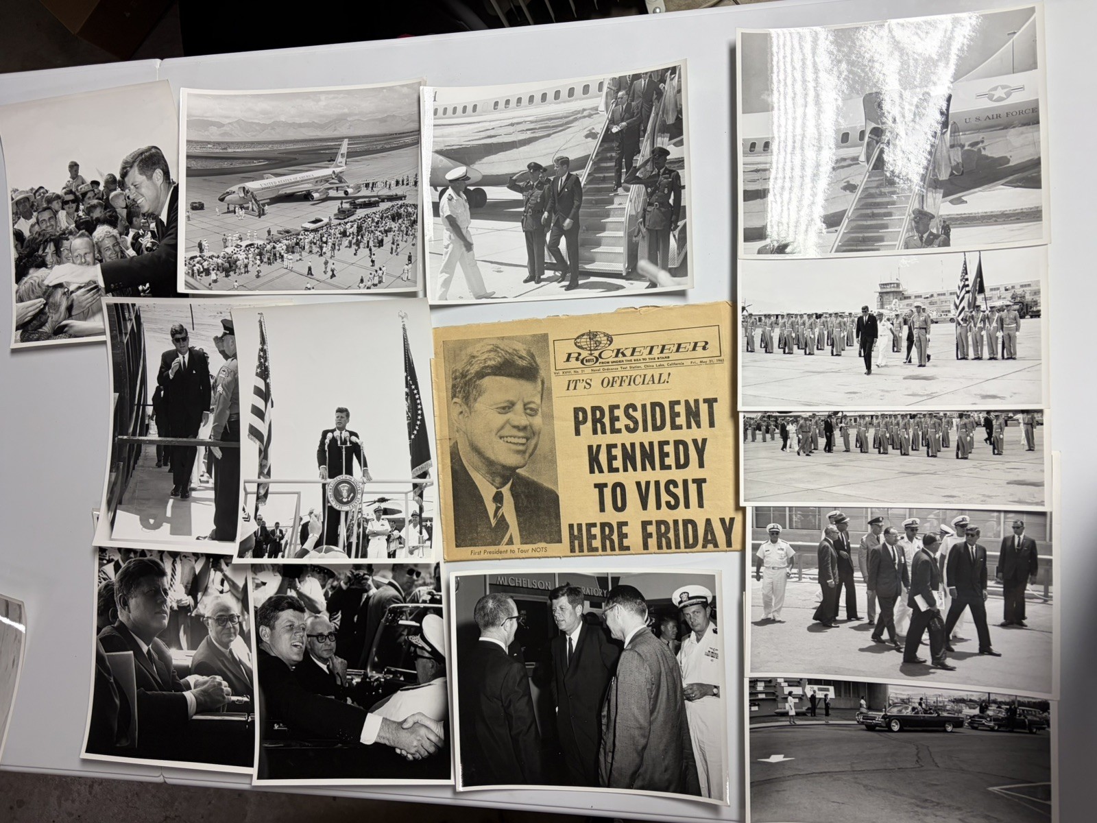 John F Kennedy Visits China Lake May 31 1963 Unclassified Us Navy Photos.